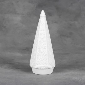 Ceramic Bisque Medium Wicker Tree